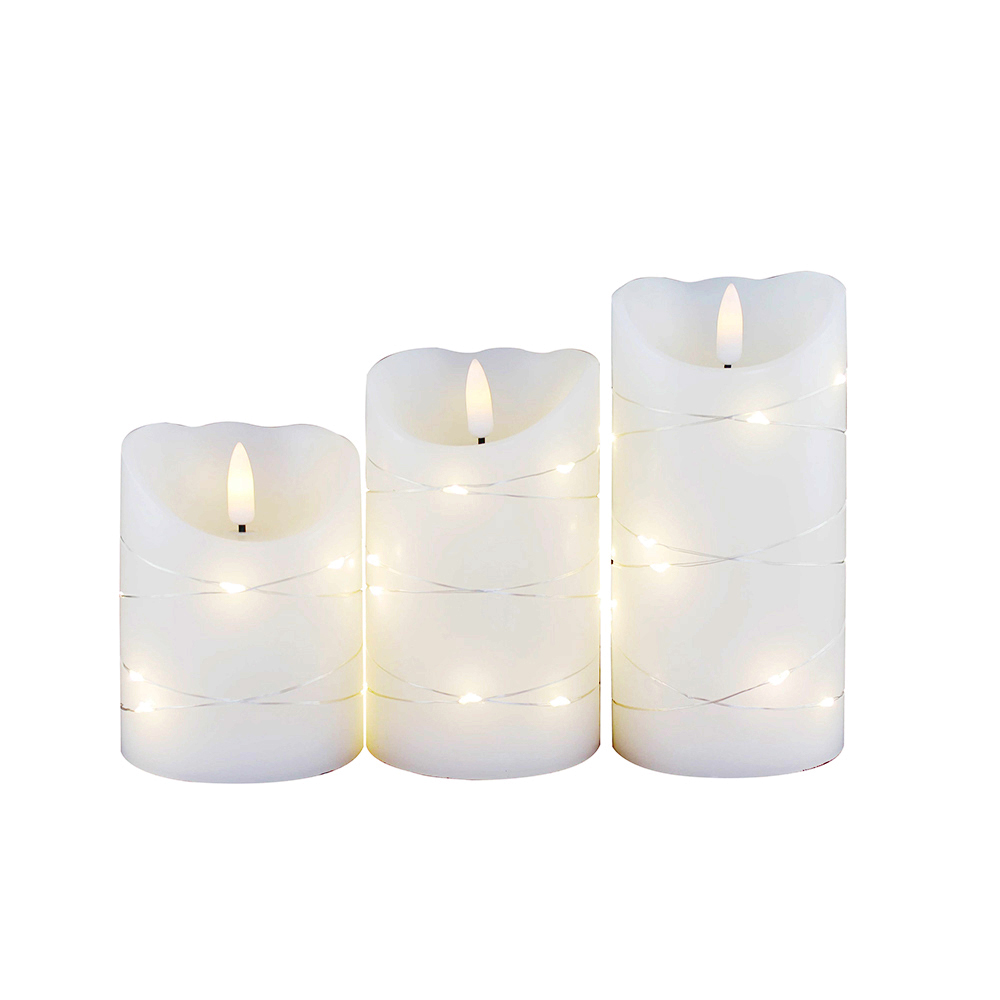 Çok işlevli LED zamanlayıcı mum